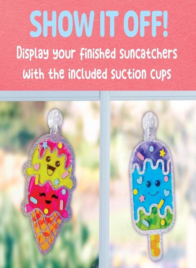 Creativity for Kids Sticker Sun Catchers Mini Craft Kit: Create 2 Suncatchers - Toddler Easter Basket Stuffers and Gifts, Arts & Crafts for Kids, Window Art for Kids (Ages 3+) - Image 5